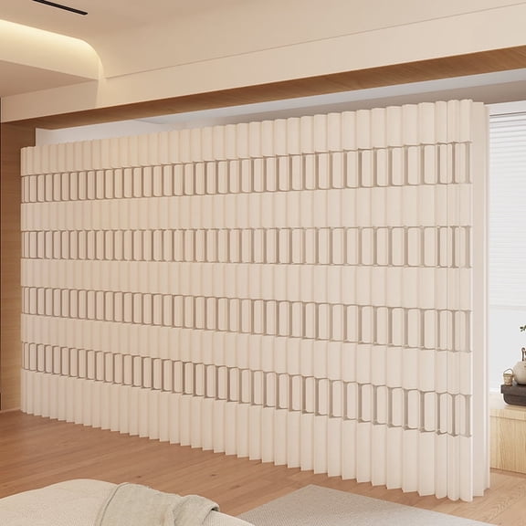Folding Room Divider, Adjustable Privacy Divider, Portable Paper Room Partition, Foldable Wall Dividers for Room Separation, Decorative Privacy Screen for Home Dorm Office Studio Exhibition Store