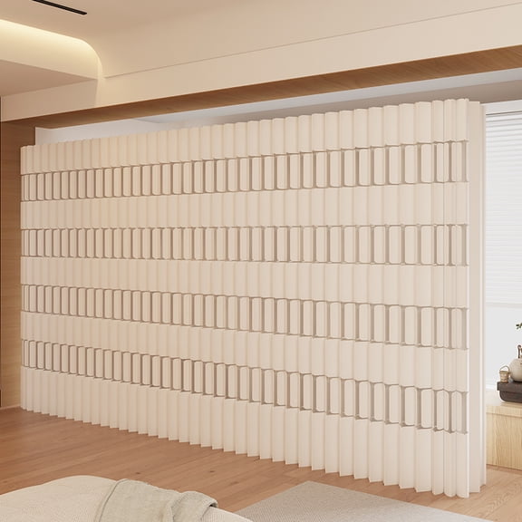 Folding Room Divider, Adjustable Privacy Divider, Portable Paper Room Partition, Foldable Wall Dividers for Room Separation, Decorative Privacy Screen for Home Dorm Office Studio Exhibition Store