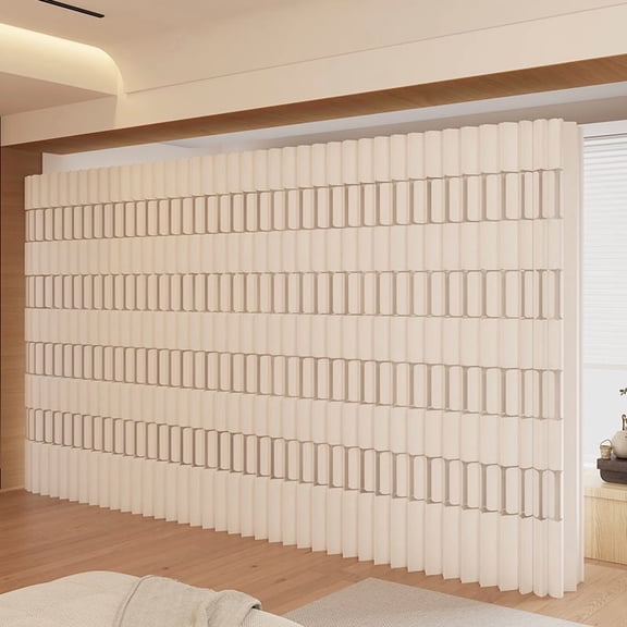 Folding Room Divider, Adjustable Privacy Divider, Portable Paper Room Partition, Foldable Wall Dividers for Room Separation, Decorative Privacy Screen for Home Dorm Office Studio Exhibition Store