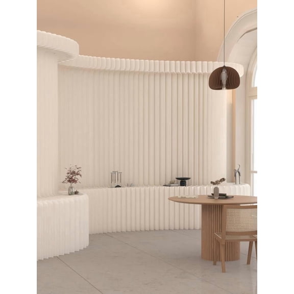 Folding Room Divider, Adjustable Privacy Divider, Portable Paper Room Partition, Foldable Wall Dividers for Room Separation, Decorative Privacy Screen for Home Dorm Office Studio Exhibition Store