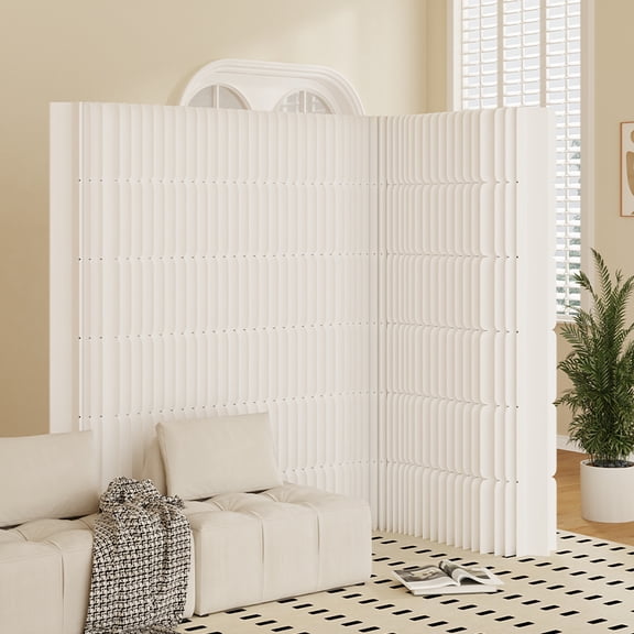 Folding Room Divider, Adjustable Privacy Divider, Portable Paper Room Partition, Foldable Wall Dividers for Room Separation, Decorative Privacy Screen for Home Dorm Office Studio Exhibition Store