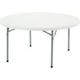 thumbnail image 1 of Folding Round Plastic Table, 60", White, 1 of 1