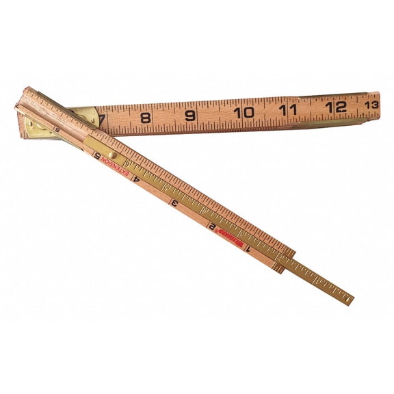 Folding Rule,72 in.,Standard
