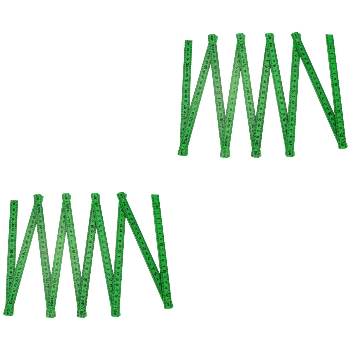 Folding Ruler 2 Pcs Measuring Tool Folable Tape Measure Mechanic Tools ...