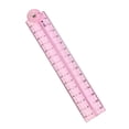 thumbnail image 1 of Folding Ruler Flexible Clear Straight Ruler Math Measuring Tool for Student, 1 of 10