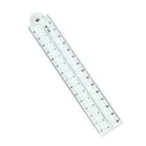 Folding Ruler Straight Ruler Geometric Drawing Ruler Measuring length 0-30cm(0-12Inch) for Drawing Measuring Engineering