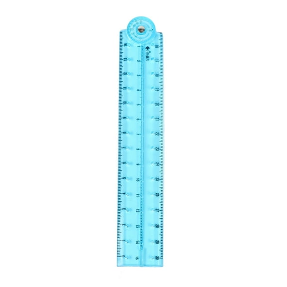 Folding Ruler Straight Ruler Geometric Drawing Ruler Measuring length 0-30cm(0-12Inch) for Drawing Measuring Engineering