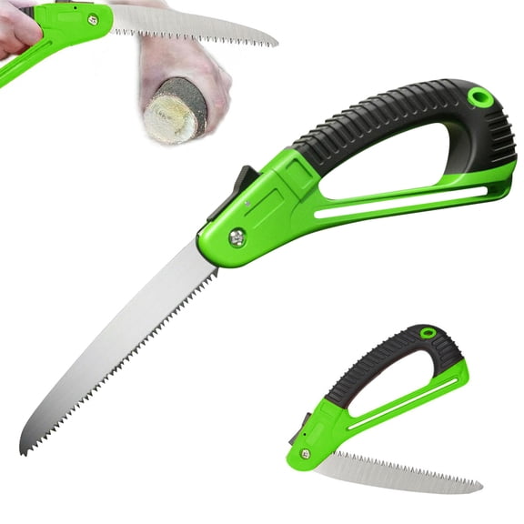 Folding Saw Bushcraft, Heavy Duty 15 Inch Tree Saw Extra Long Blade Hand Saws for Wood Camping, Dry Wood Pruning Saws With Hard Teeth, Quality SK-5 Steel, Gifts for Men hand Saws for Tree Trimming
