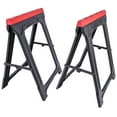thumbnail image 1 of JEGS 80167 Folding Sawhorses Sturdy Weather-Resistant Polypropylene 350 lb. Capa, 1 of 7