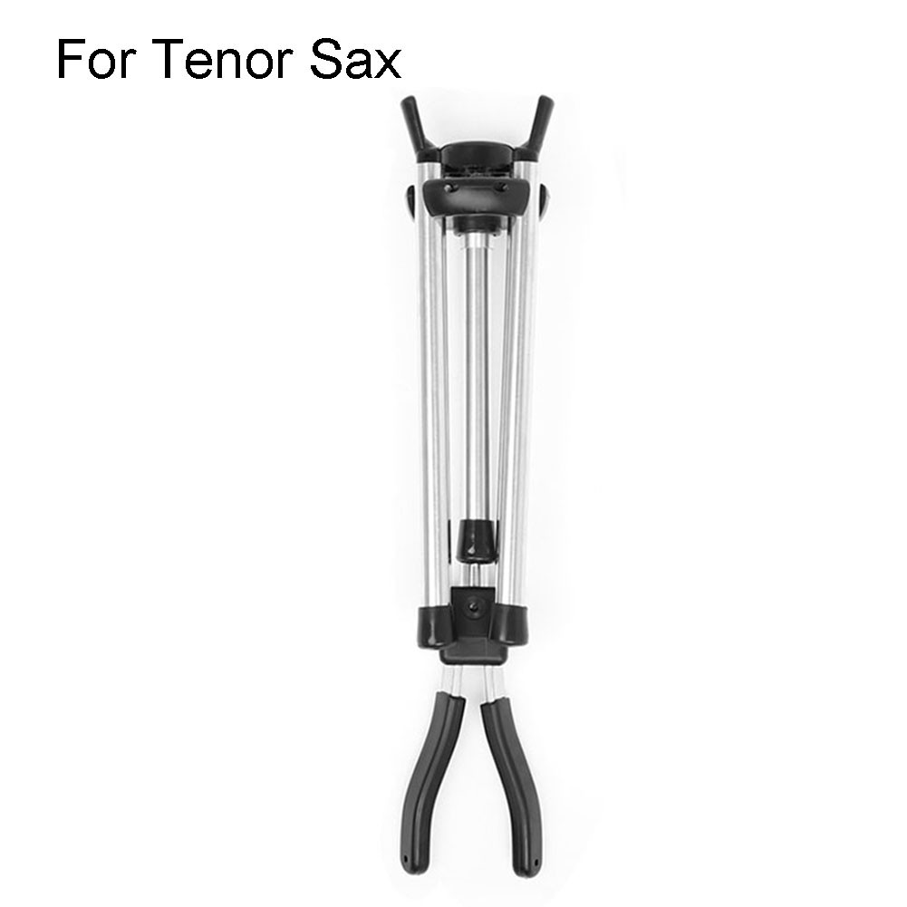 Folding Saxophone Tripod Stand Holder Sax Alto Tenor Portable Musical