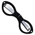 thumbnail image 1 of Folding Scissors, Portable Scissors, Pocket Cutter, Stainless Steel Telescopic Safety Foldable Small Scissors, Glasses-Shaped Lightweight Cutter for Craft Sewing Outdoor Fishing Home Use,Black, 1 of 9