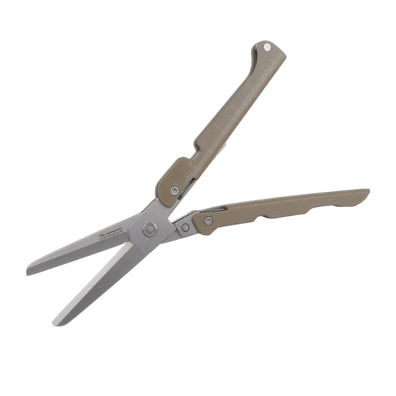 Folding Scissors | Stainless Steel Edc Utility Scissors | Survival Gear Gift for Outdoorsman | Compact Pocket Tool