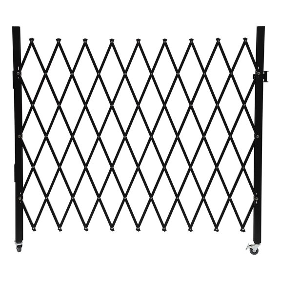 Folding Security Gate Single Folding Door Gate Scissor Gate 4.27'H x5.91'W