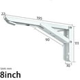 Folding Shelf Brackets Diy Wall Mounted Shelf Bracket for Folding Work