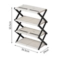 thumbnail image 1 of Folding Shoe Rack Home Doorway Multi-Layer Simple Shoe Rack Dormitory Shoe Storage Space-Saving Installation-Free Storage Rack, 1 of 8