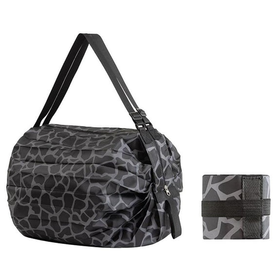 Folding Shopping Bag Eco-Friendly Reusable Portable Shoulder Handbag Storage,