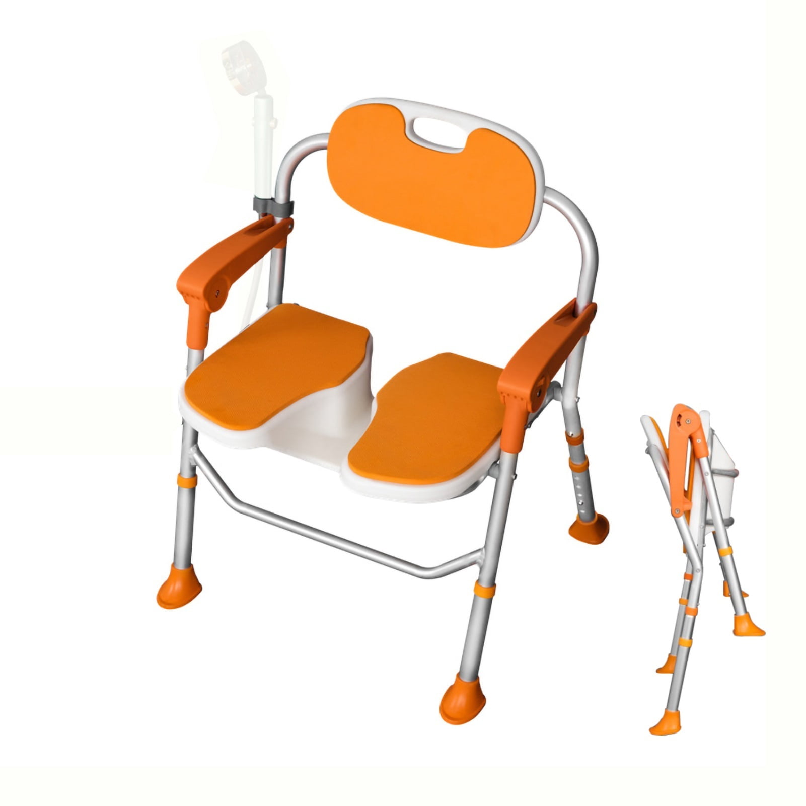 Folding Shower Chair for Inside Shower Stall, Bath Tub Shower Safety