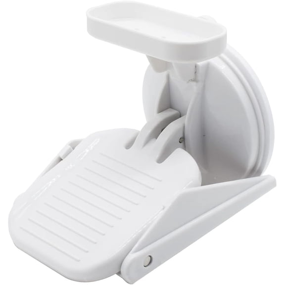 Folding Shower Foot Rest,Happon Plastic Foldable Foot Rest for Shaving Legs Aid Shower Step for Home Hotel Bathroom Use