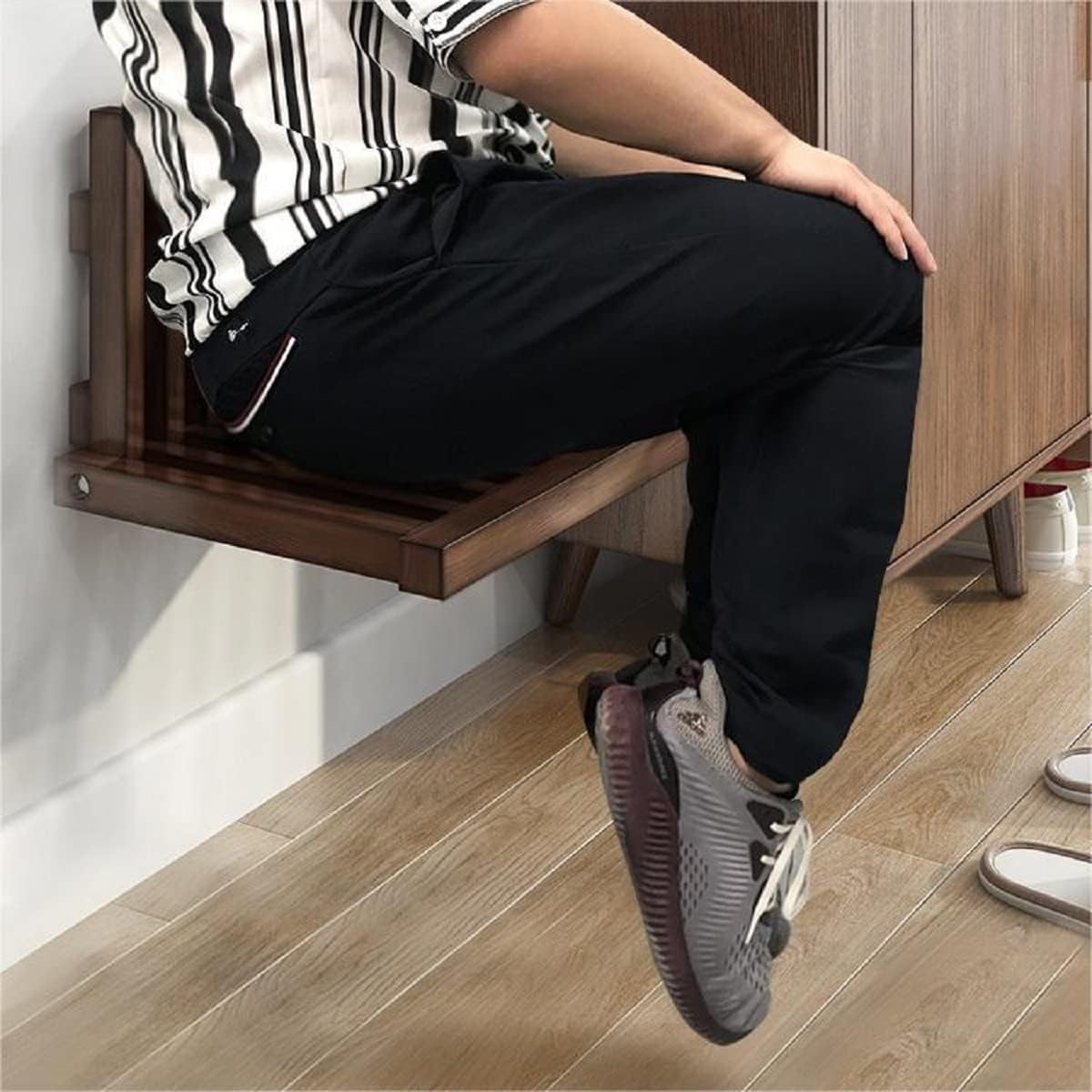 Folding Shower Seat Bench Wall Mounted, Foldable Bathroom Chair Stool ...