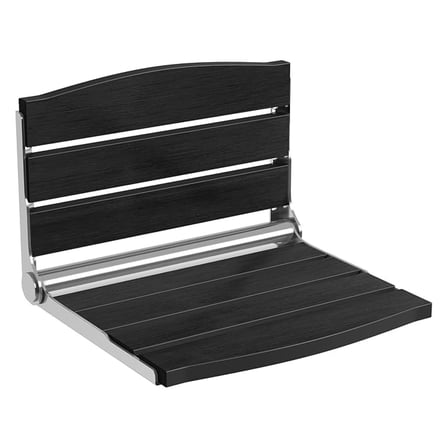 Folding Shower Seat Wall Mounted， Fold Down Shower ，Home Care Folding Shower Chair for Seniors,Disables,Pregnants Black