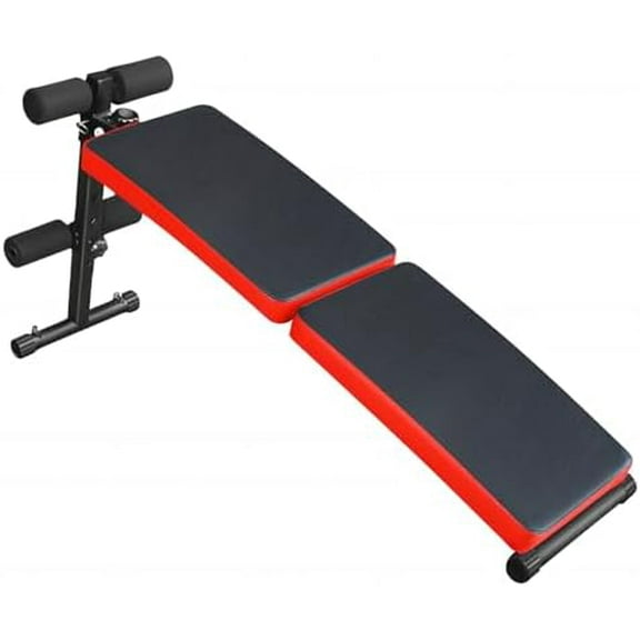 Folding Sit Up Bench, Adjustable Workout Bench for Ab Exercise, Curved Incline/Decline Slant Bench, Strength Training Weight Bench, Situps Abs Workout Equipment$$Sport & Recreation Other