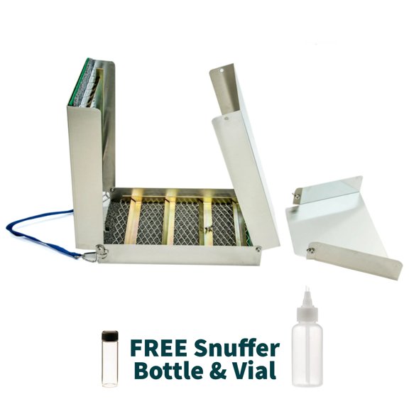 Folding Sluice Box | Extended 50" | Folded 15" w Miners Moss Carpets