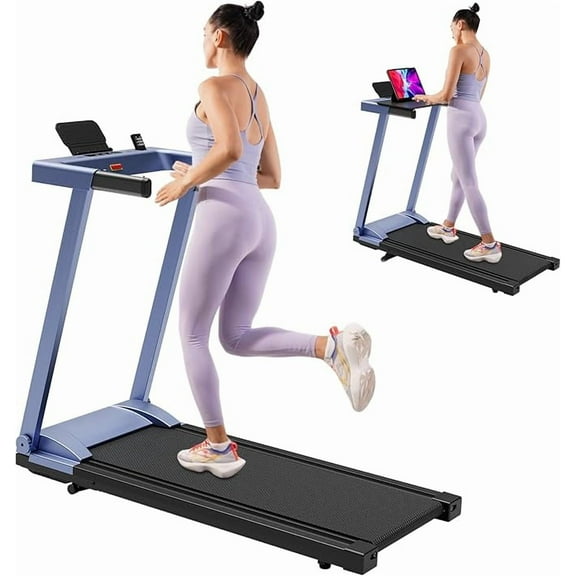 4-in-1 Treadmills Folding Smart Treadmill with 6% Incline,7.5MPH,300 lbs,Folding Electric Motorized Treadmill With Speaker