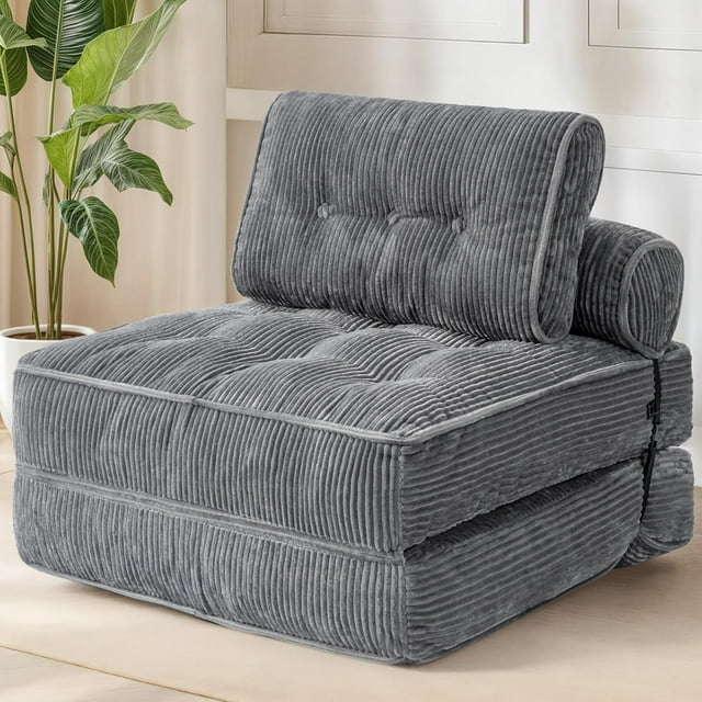 Folding Sofa Bed, Convertible Foldable Chair Bed, Floor Couch for ...