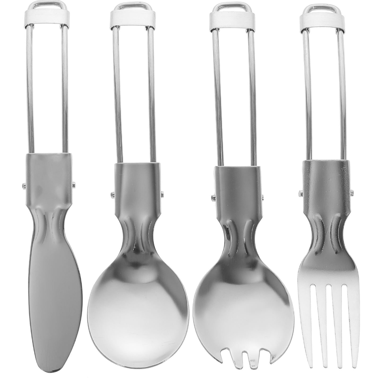 Folding Spoon Flatware Silverware Picnic Cutlery Camping Dorm Room