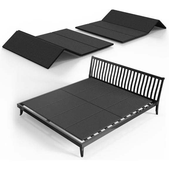 Folding Spring Box, Bunkie Board, Light and Thin, Breathable, Moisture Resistant