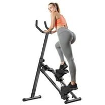 Folding Stair Stepper Machine for Home Gym,Vertical Climber for Full Body Workout with Adjustable Handlebar & Pedals, Extended Step Range Design
