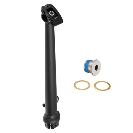 Folding Stem Ultralight Bike Handlebar Riser, 25.4mm Front Fork 1 1/8 inch Front Tube , Folding Bikes Replace Equipment