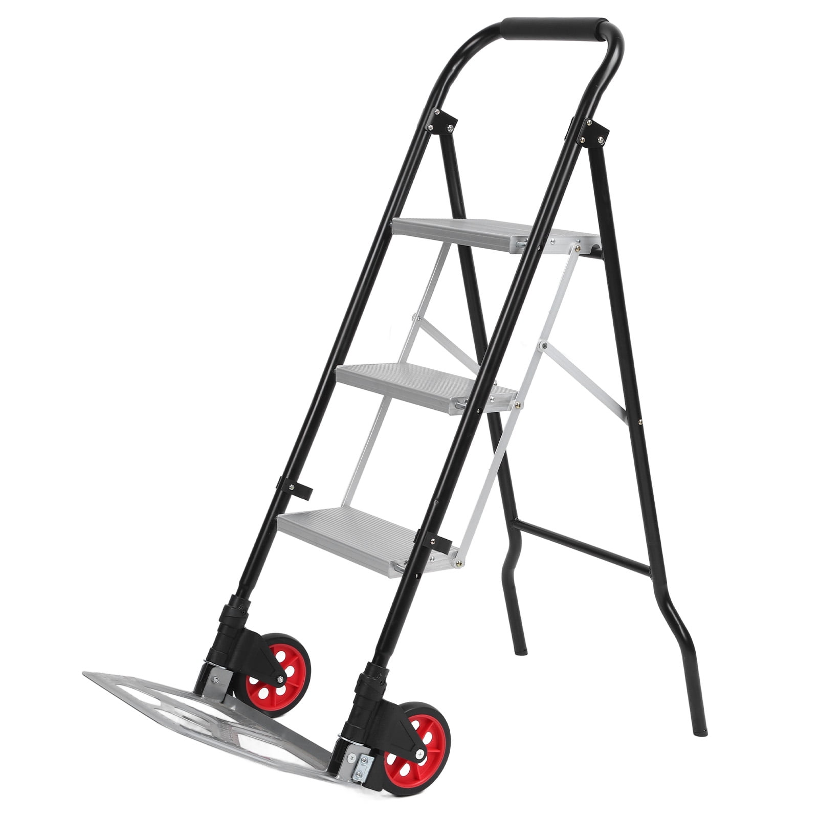 Folding Step Folding Stool, 3 Step Ladder Stable Structure Ergonomic