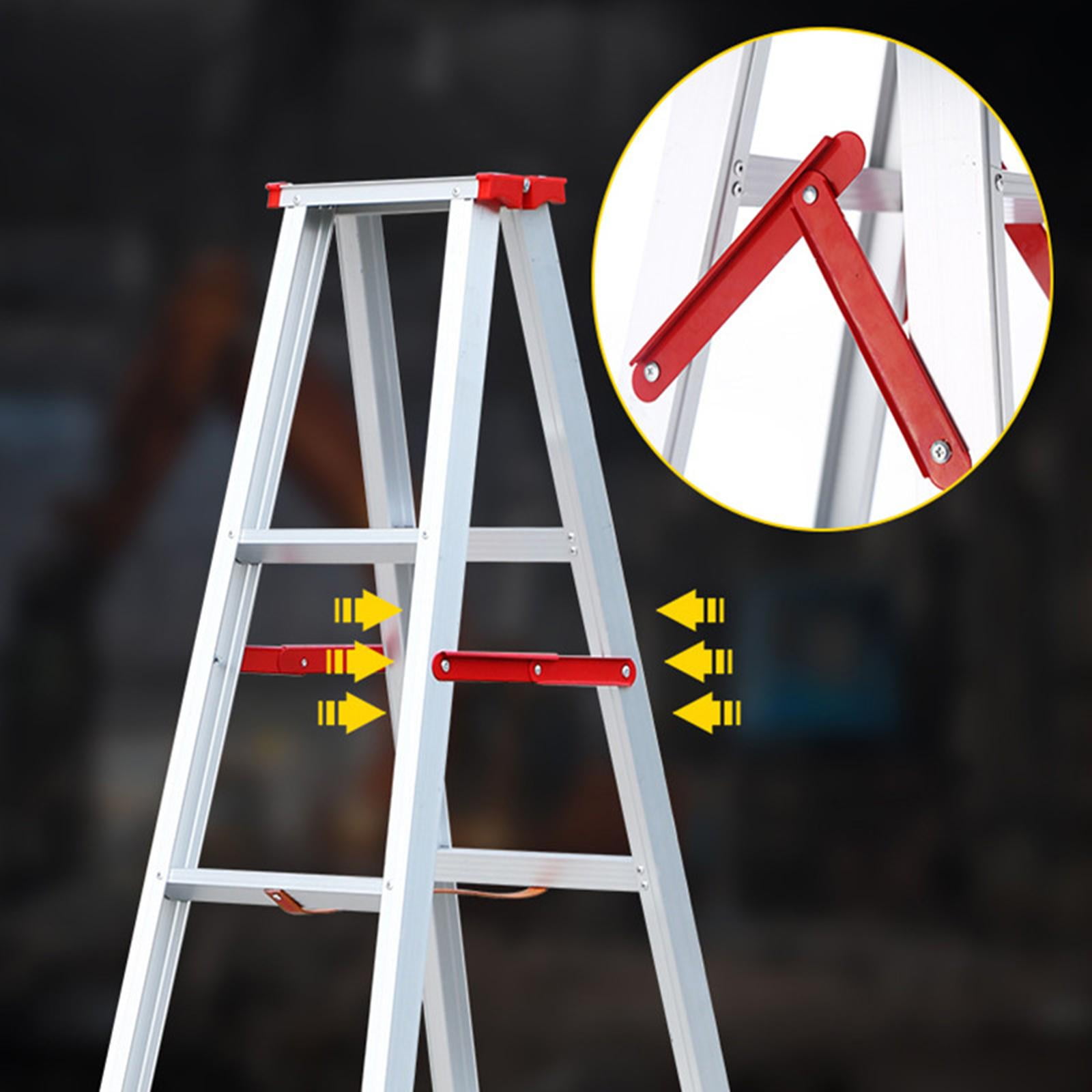Folding Step Ladder Reinforced Tie Rod Metal Fixed Support Hinge