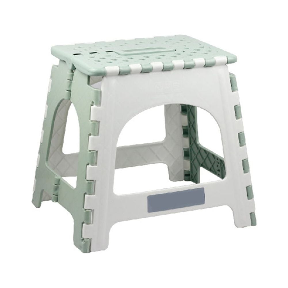 Folding Step Stool,12 Inch Lightweight Plastic Step Stool,Portable ...