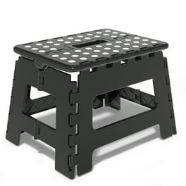 NUOLUX Plastic Foot Stool Cartoon Pattern Small Stool Step Stools for Living Room Bathroom Walmart