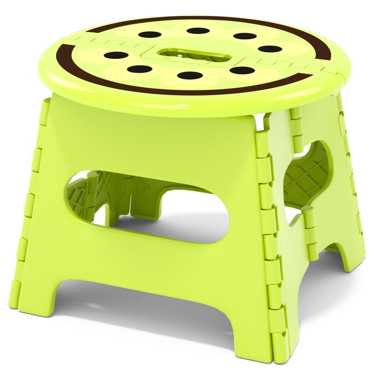 Korpai 13-Inch Folding Step Stool – Non-Slip, Holds 300 Lbs – For Adults & Kids