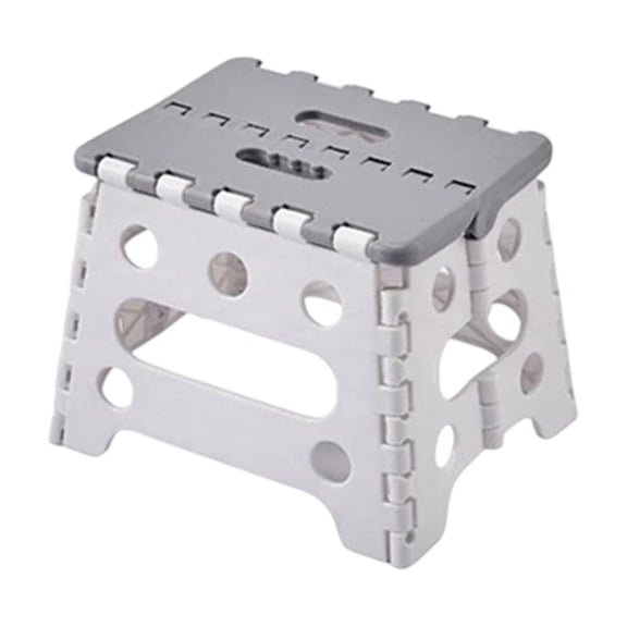 Folding Step Stool for Adults, Compact Fold Up Step Stool Plastic Portable Foldable Foot Stool Outdoor Fishing Stool for Living Room, Kitchen and Camping