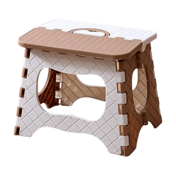 Folding Step Stool Compact Plastic Foldable Step Stool Holds Up to380 lbs,12 inches, 30cm，Anti Slip