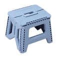 thumbnail image 1 of Folding Step Stool, Heavy Duty Plastic Foldable Step Stool with Handle, Non Slip Collapsible Stool for Kitchen Bathroom Home Garage Use, Space Saving Design for Small Spaces, 1 of 6