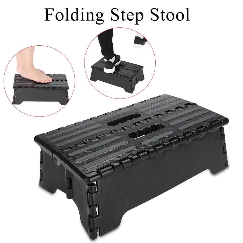 Ccdes Plastic Lightweight Step Stool Black