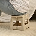 thumbnail image 1 of Folding Step Stool for Adults Capacity Non-Slip Step Stool with Handle Collapsible Foot Stools, Small Stepping Stool for Bathroom, Bedroom, Kitchen, 1 of 6