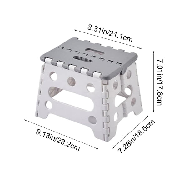 Folding Stool Folding Stool Portable Thickened Plastic Stool Compact Folding Seat for Home Kitchen Outdoor Camping Fishing Picnic Daily Use Portable Folding Stool