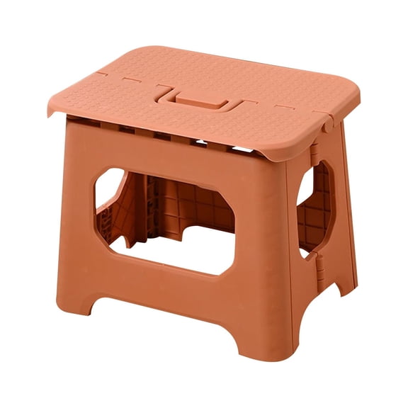 Folding Stool Heavy Duty Portable Step Chair | Outdoor Non-Slip Plastic Seat, 300lb Capacity, Foldable Compact Design for Camping, Hiking, Fishing, BBQ, Home & Garden Use – 10.4"x8"