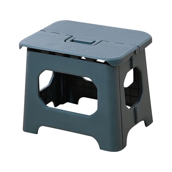 Folding Stool Heavy Duty Portable Step Chair | Outdoor Non-Slip Plastic Seat, 300lb Capacity, Foldable Compact Design for Camping, Hiking, Fishing, BBQ, Home & Garden Use – 10.4"x8"
