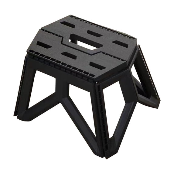Folding Stool Non-Slip Foldable Stool Portable Handheld Adult Low Stool Outdoor Camping Travel Small Stool Household Plastic Portable Stool Fishing Stool