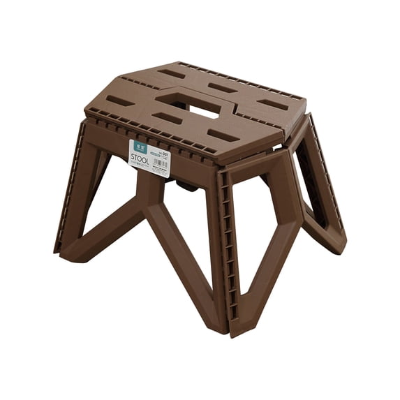 Folding Stool Non-Slip Foldable Stool Portable Handheld Adult Low Stool Outdoor Camping Travel Small Stool Household Plastic Portable Stool Fishing Stool