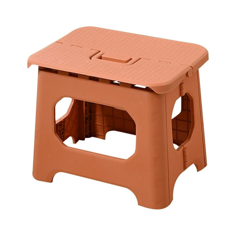 Folding Stool Outdoor Portable Heavy Duty Plastic Non-Slip Chair For Camping  Hiking Fishing BBQ Foldable Step Stool Collapsible Stool 