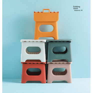 Folding Stool Plastic Household Portable Folding Stool Mazar Stool Outdoor Portable Small Bench