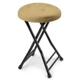 thumbnail image 1 of Folding Stool With Seat Cushion  Chair Handle Bar Non-slip Feet 600 Lbs Capacity Indoor And Outdoor Foldable For Adults(13"*11.5"*18"), 1 of 5